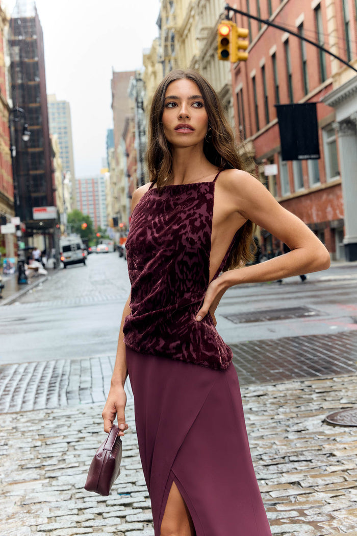 Vestido Tiffany Morado