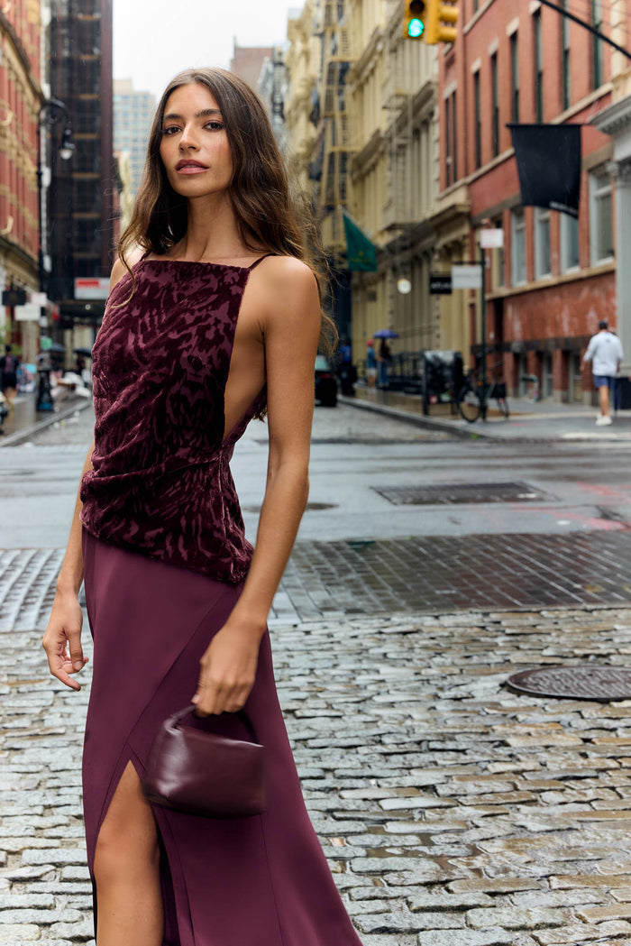 Vestido Tiffany Morado
