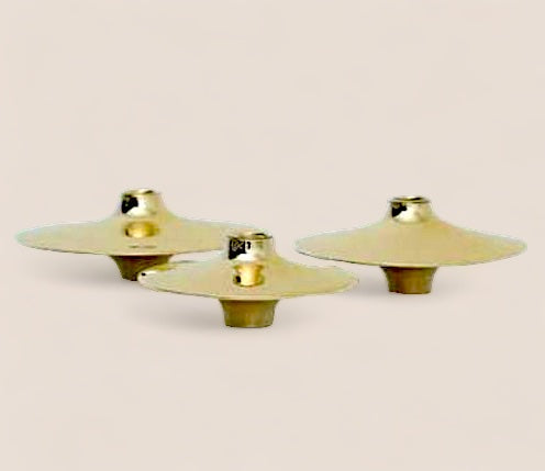 Viya Home Golconda Brass Candle Holder - 5 x 2in