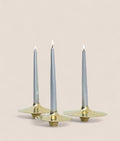Viya Home Golconda Brass Candle Holder - 5.75 x 2.5in