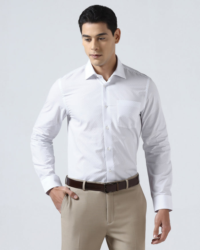 White Check Shirt - Shadow