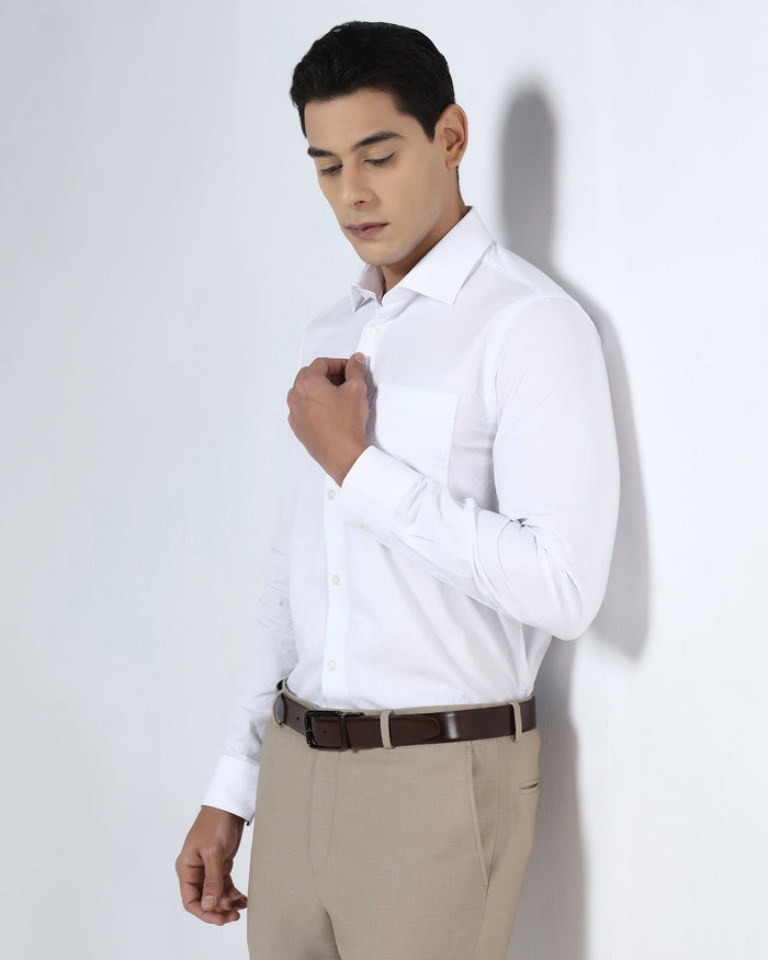 White Check Shirt - Shadow