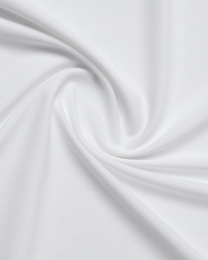 White Half Sleeve TechPro Textured Shirt - Henry