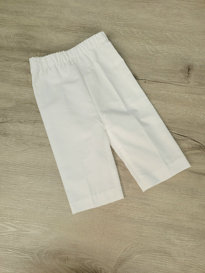 White dress pants for baby boys.