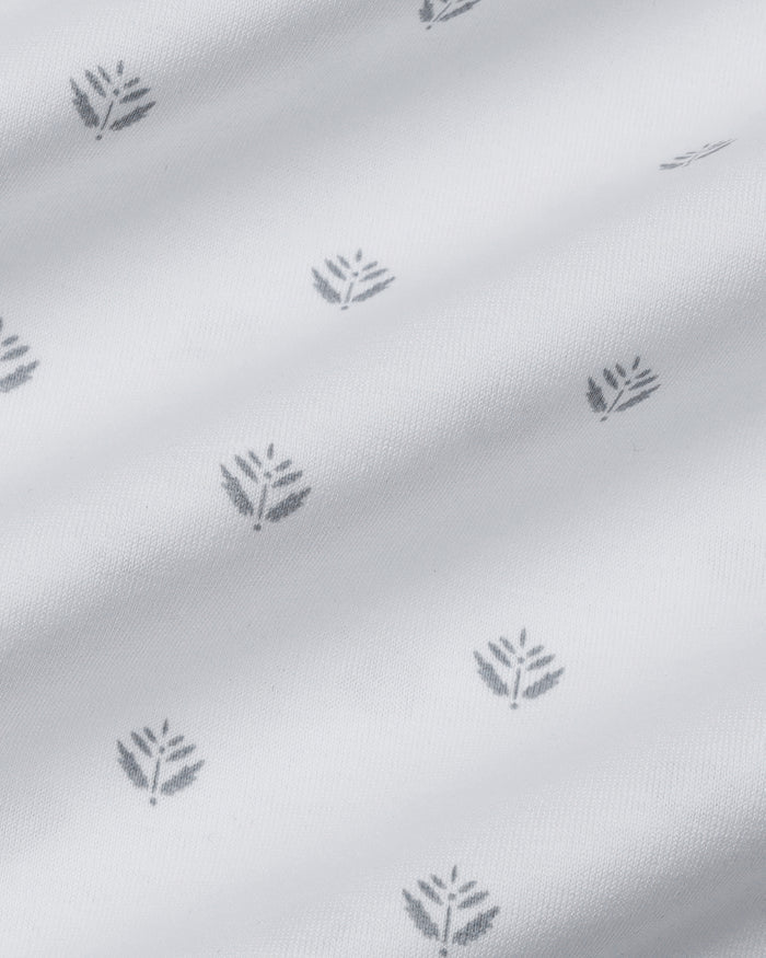 White Printed Polo - Joey