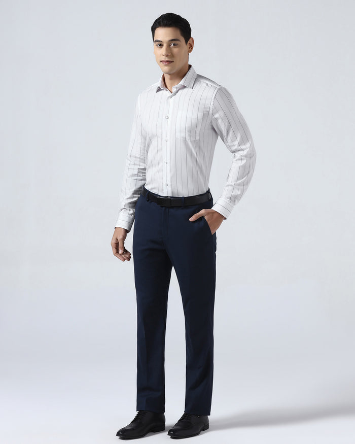 White Stripe Shirt - Golf
