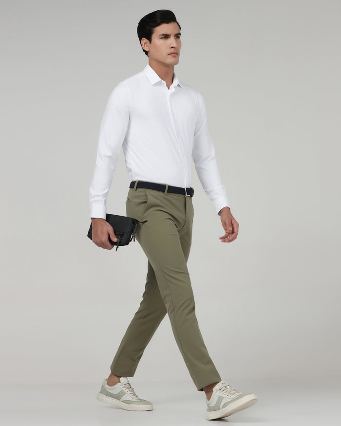 White TechPro Solid Shirt - Shephard