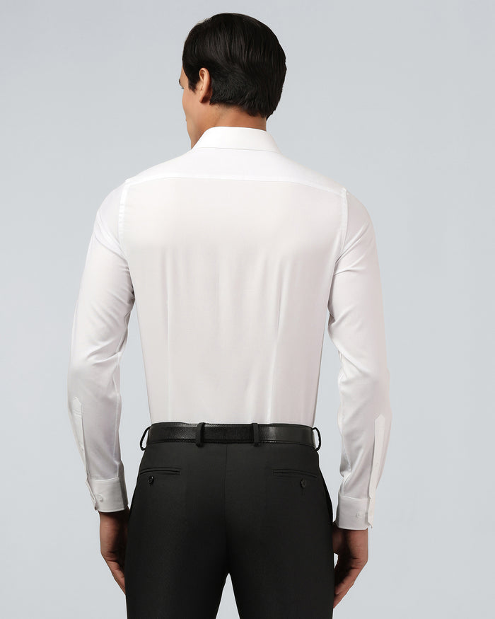 White Textured Shirt - Hawker
