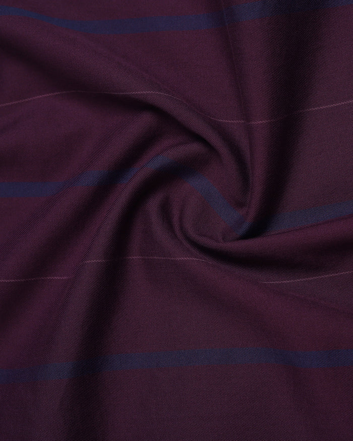 Wine Stripe Shirt - Kyton