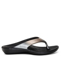 A pair of women's Aetrex Maui orthotic flip-flops made from UltraSky injected EVA, featuring a contoured design for comfort and support.