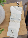 White socks in packaging.