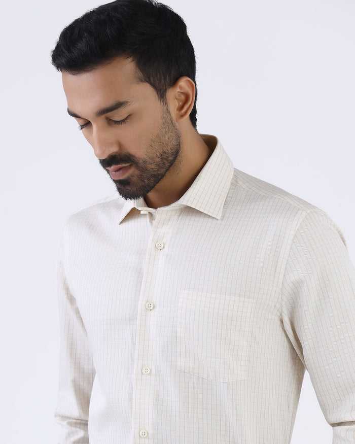 Yellow Check Shirt - Dennis
