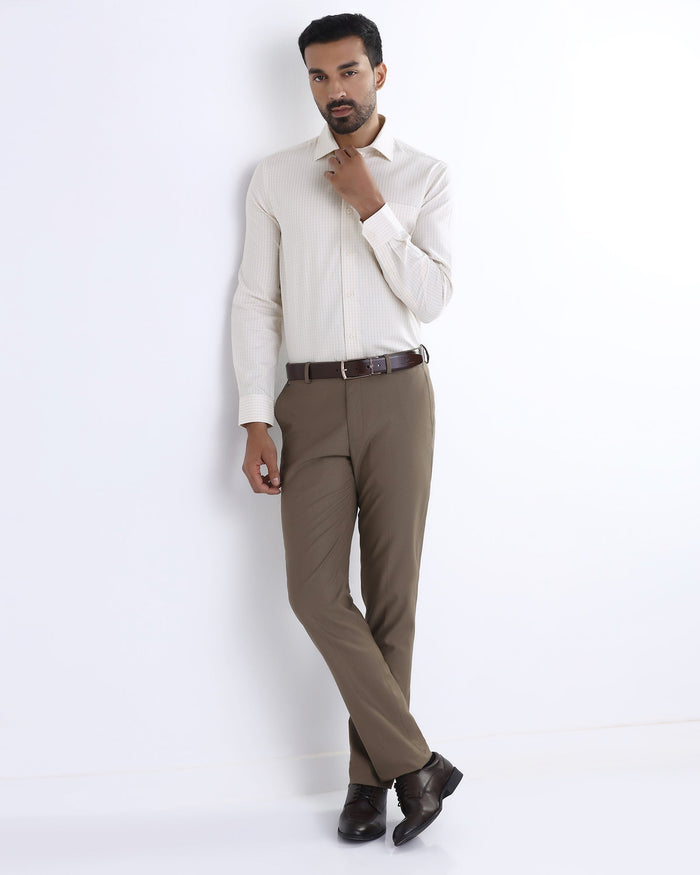 Yellow Check Shirt - Dennis
