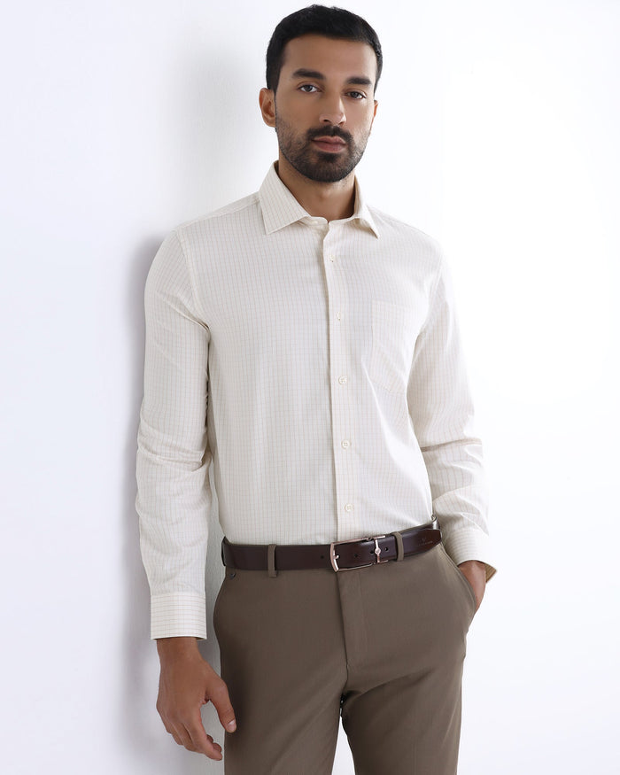 Yellow Check Shirt - Dennis