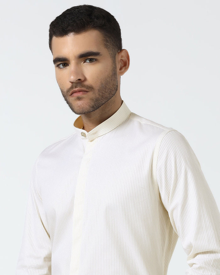Yellow Stripe Shirt - Floss
