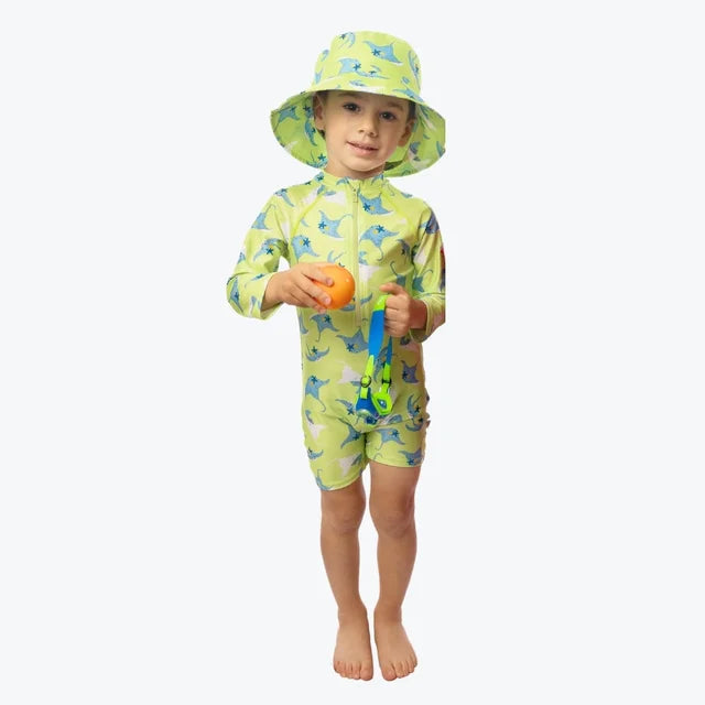 Zoocchini Boys Rashguard Swimsuit
